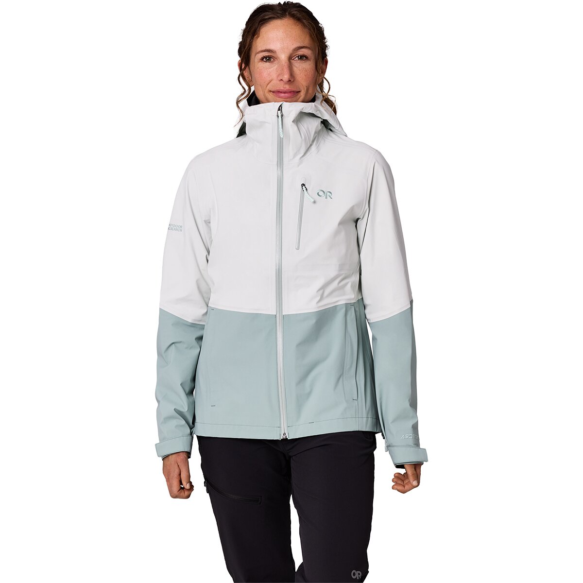 Image of Outdoor Research Aspire 3L Jacket - Women's Pale Lichen/Thyme, S