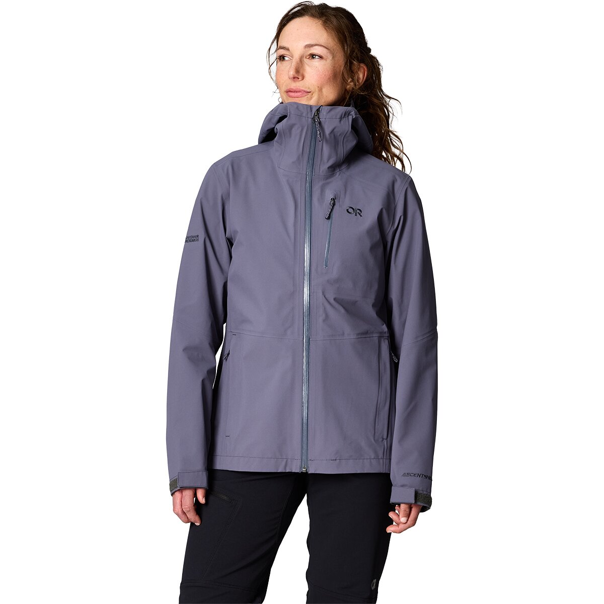Image of Outdoor Research Aspire 3L Jacket - Women's Smoky Quartz, XL