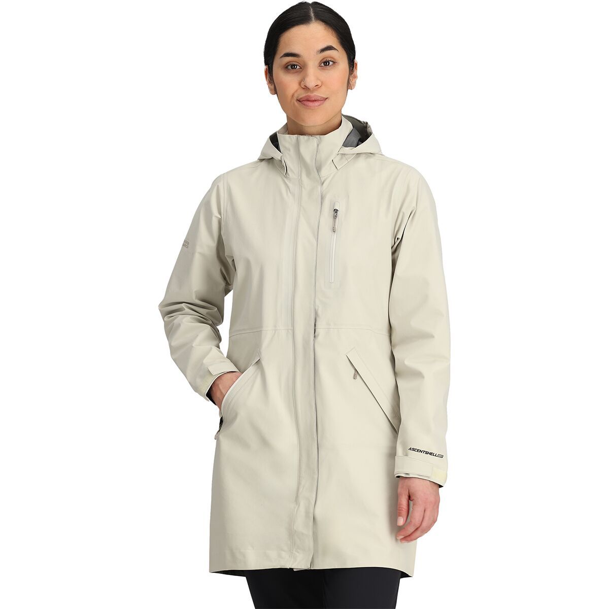 Image of Outdoor Research Aspire 3L Trench - Women's Oyster, XS