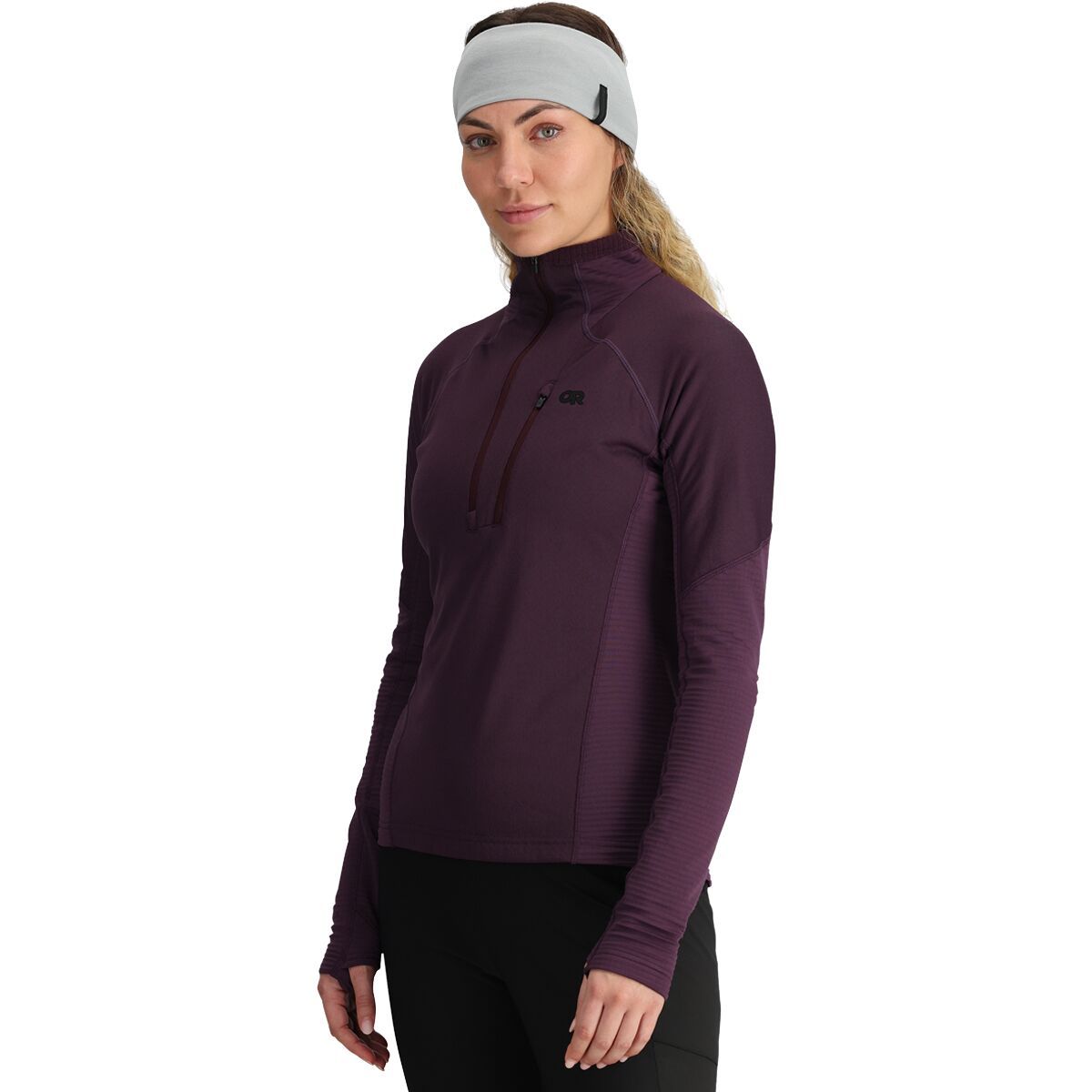 Image of Outdoor Research Deviator Fleece 1/2-Zip Pullover - Women's Amethyst, XS
