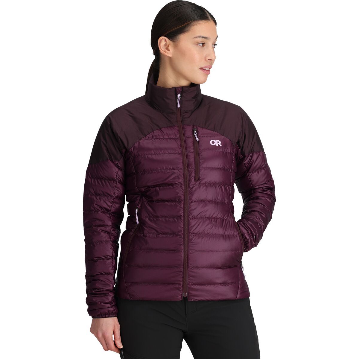 Image of Outdoor Research Helium Down Jacket - Women's Amethyst, M