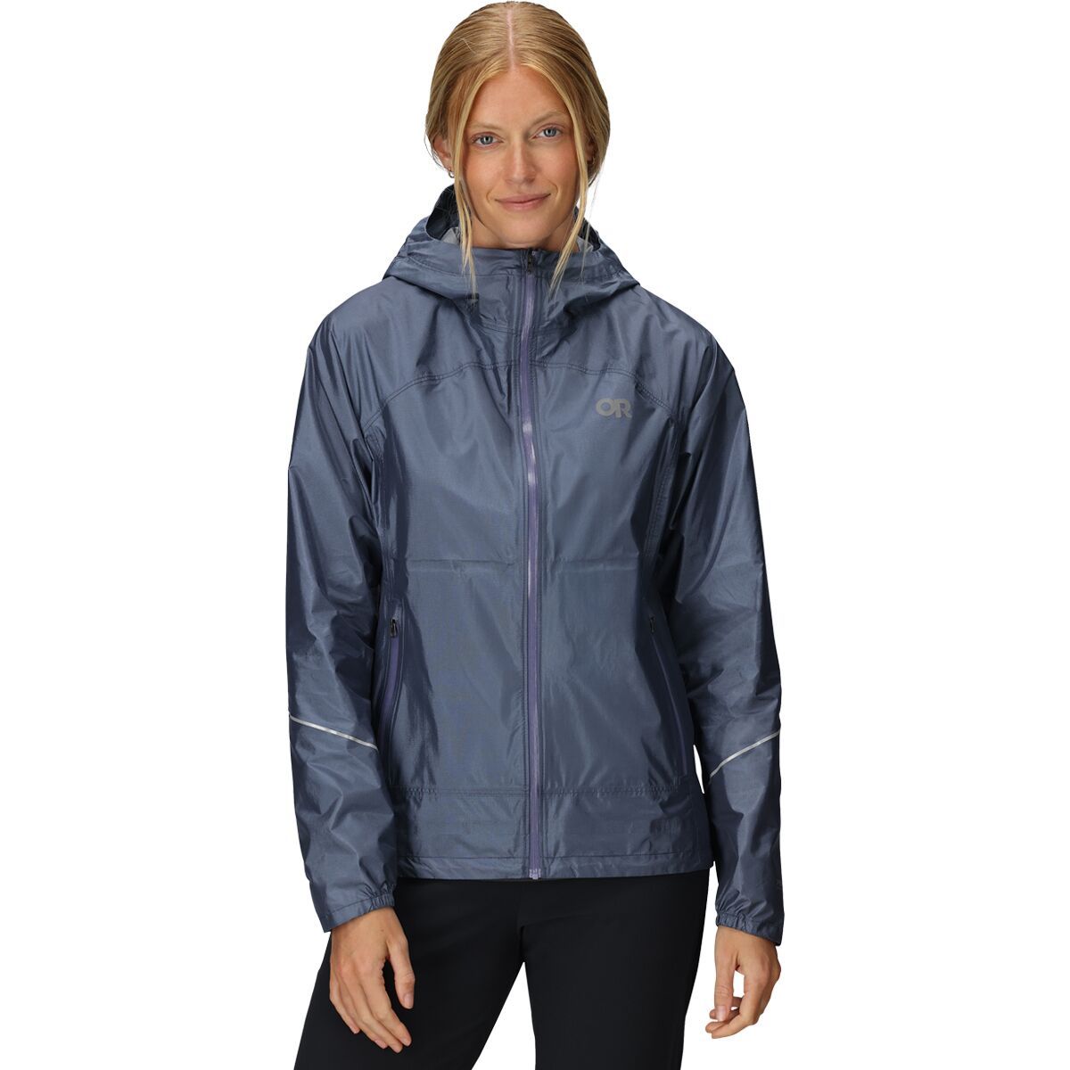 Image of Outdoor Research Helium Rain Jacket - Women's Summit, XS