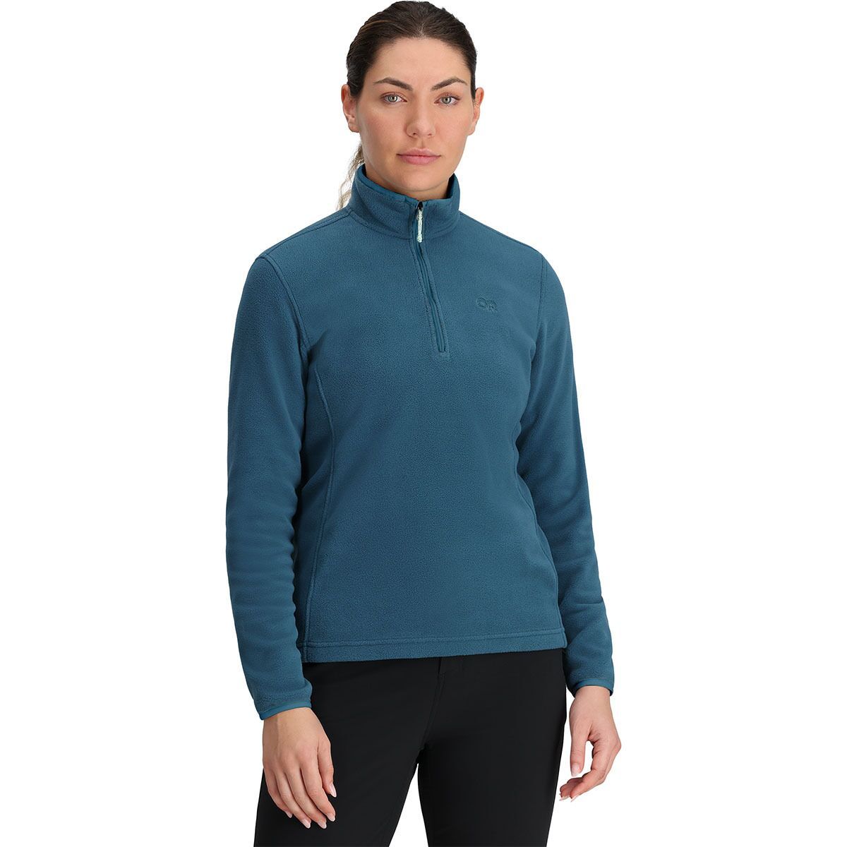 Image of Outdoor Research Polartec 100 1/4-Zip Pullover - Women's Harbor, S