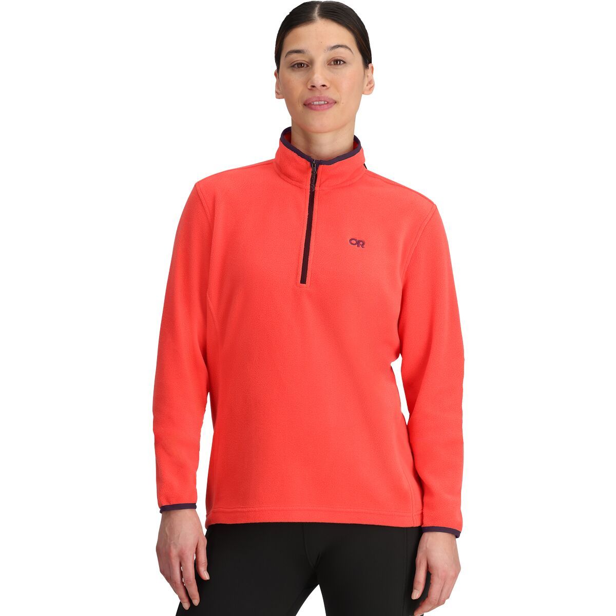 Outdoor Research Polartec 100 1/4-Zip Pullover - Women's Sunrise, L