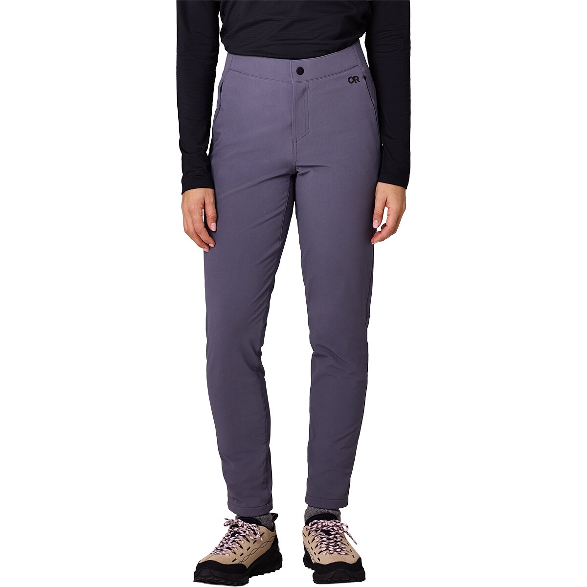 Image of Outdoor Research Rialto Fleece Lined Pant - Women's Smoky Quartz, XXL