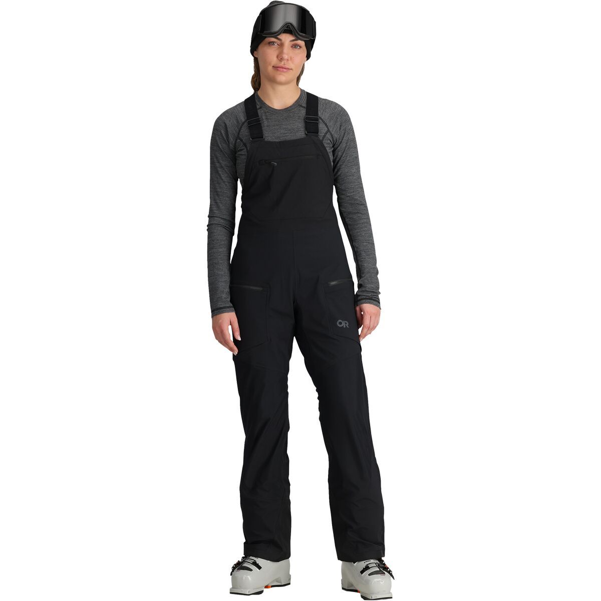 Image of Outdoor Research Skytour AscentShell Bib Pant - Women's Black, M/Short