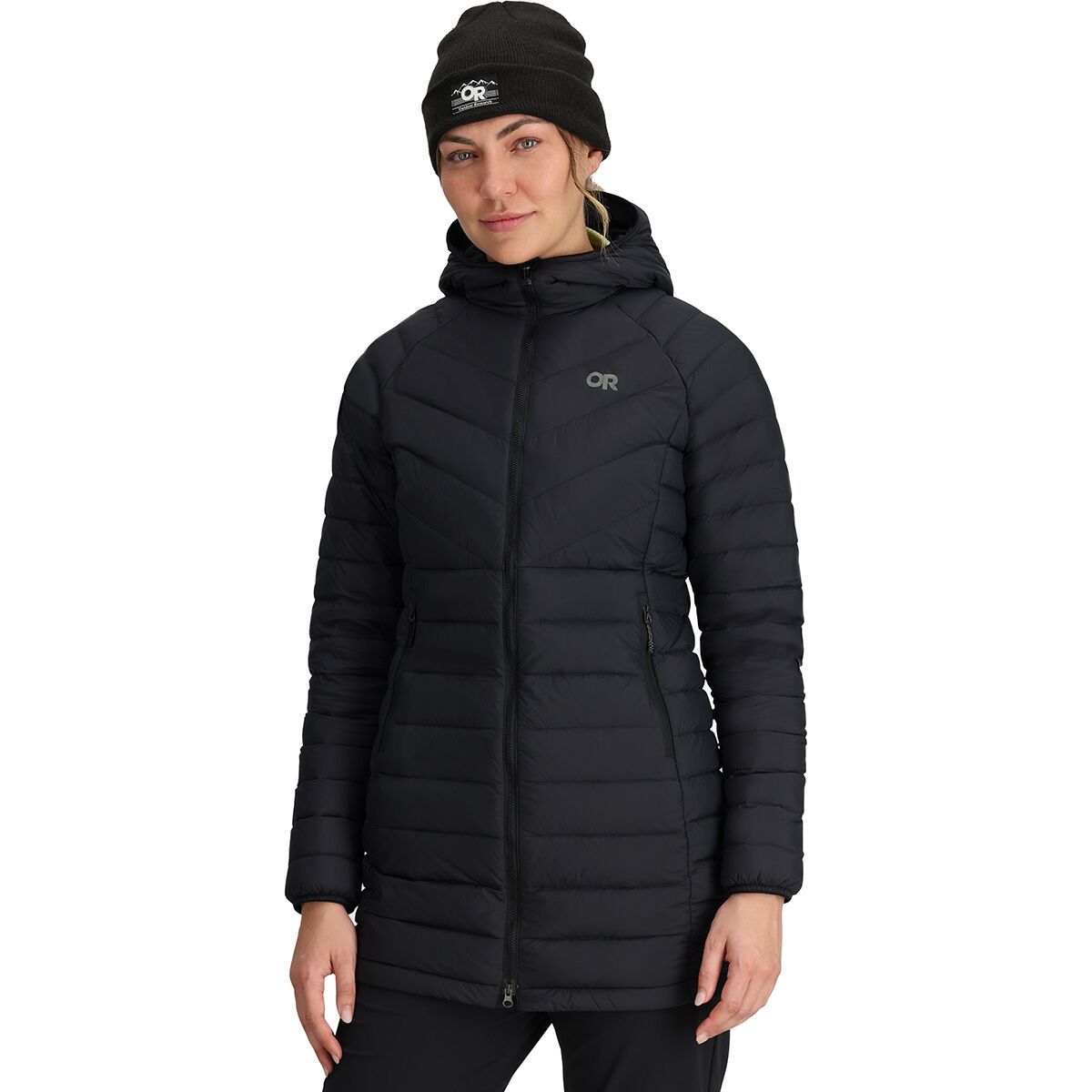 Image of Outdoor Research Transcendent Down Parka - Women's Black, XXL