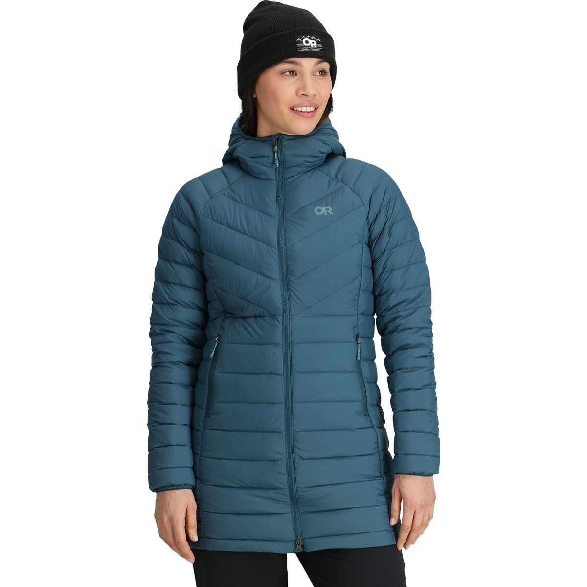 Image of Outdoor Research Transcendent Down Parka - Women's Harbor, XL