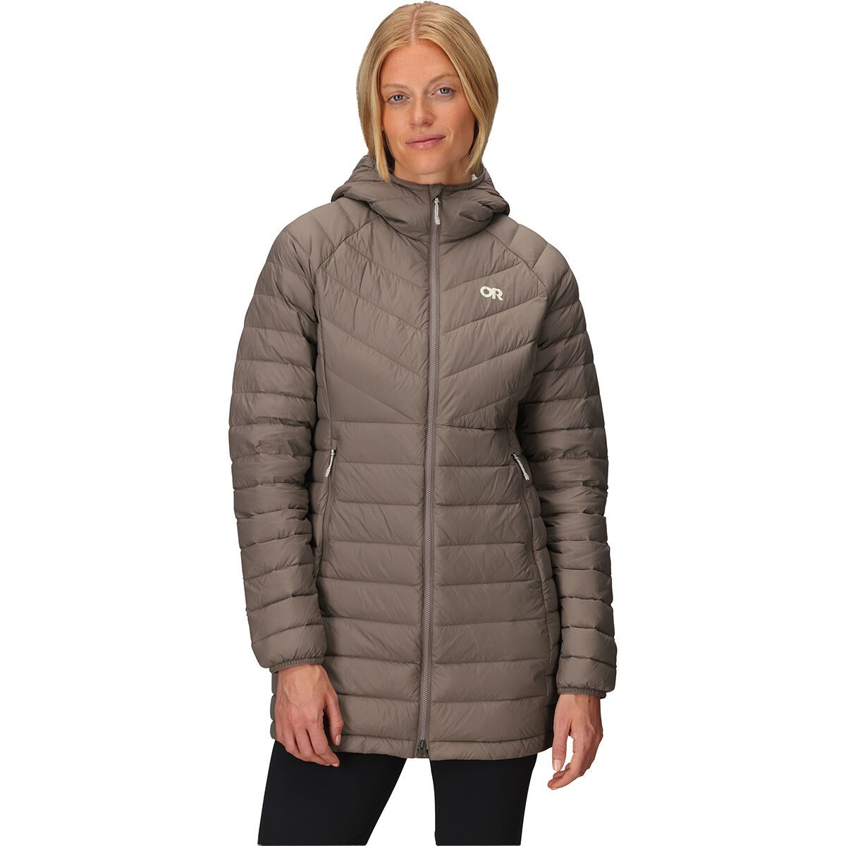 Image of Outdoor Research Transcendent Down Parka - Women's Sable, S