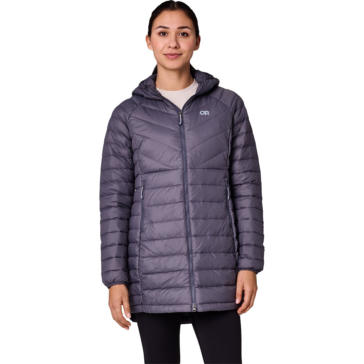 Image of Outdoor Research Transcendent Down Parka - Women's Smoky Quartz, L