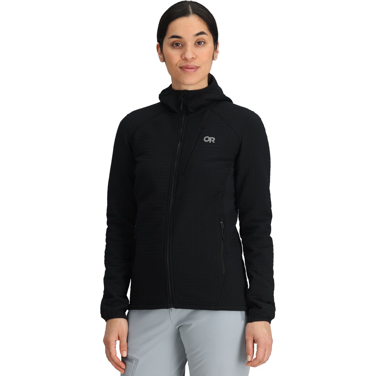 Image of Outdoor Research Vigor Plus Fleece Hooded Jacket - Women's Black, M