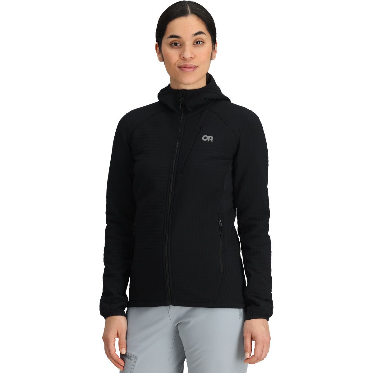 Image of Outdoor Research Vigor Plus Fleece Hooded Jacket - Women's Black, XS