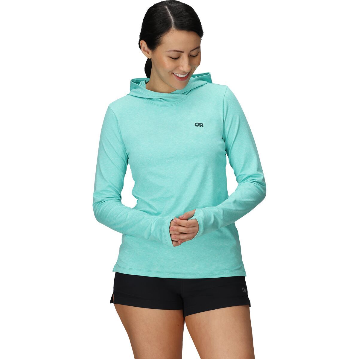 Image of Outdoor Research ActiveIce Spectrum Sun Hoodie - Women's Maldives Heather, XS