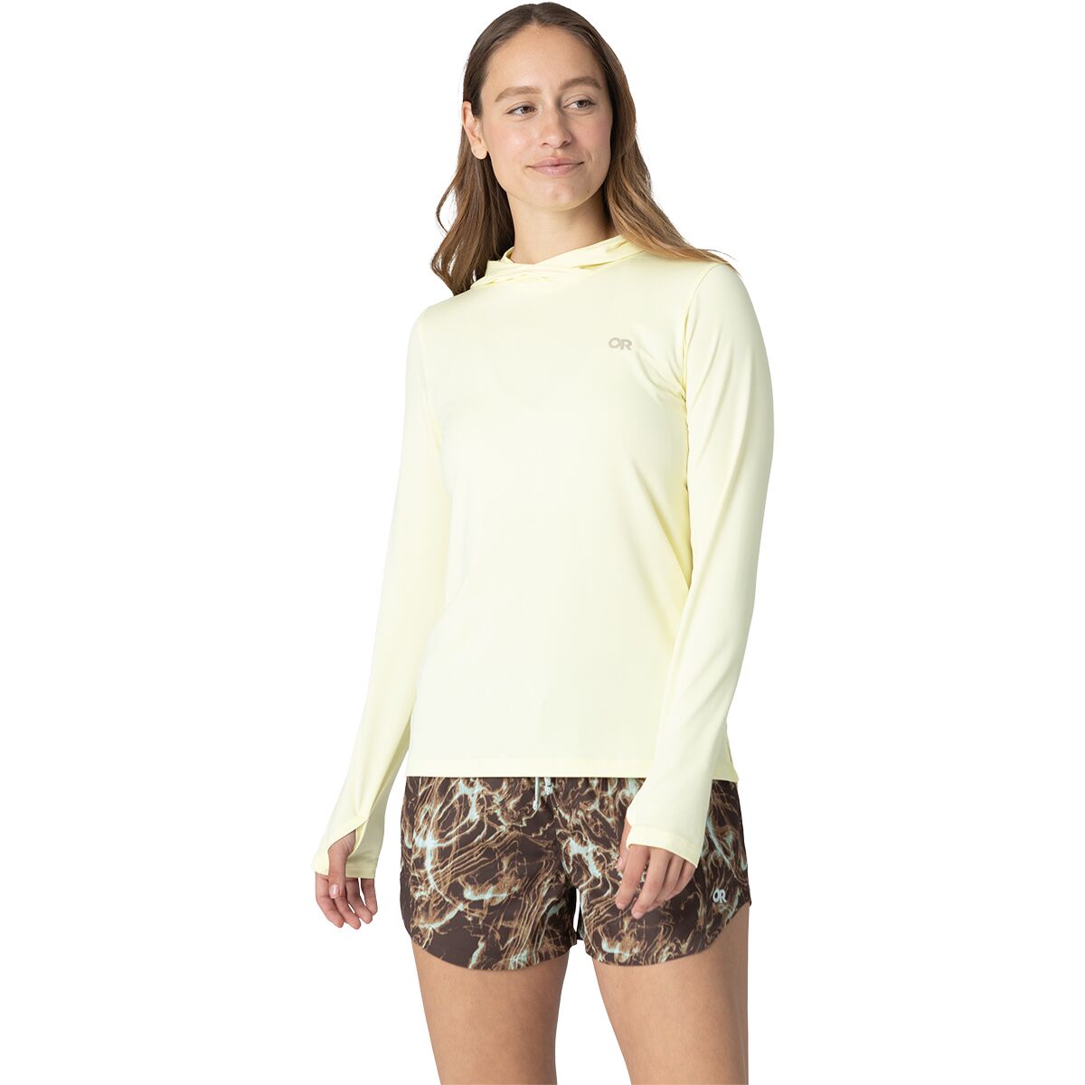 Image of Outdoor Research ActiveIce Spectrum Sun Hoodie - Women's Sunlight, XS