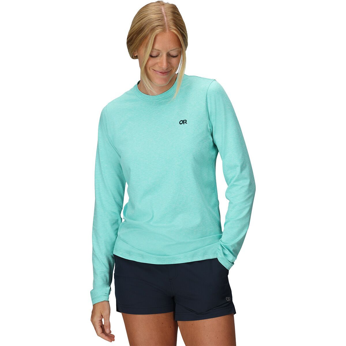 Image of Outdoor Research ActiveIce Spectrum Sun Long-Sleeve T-Shirt - Women's Maldives Heather, L
