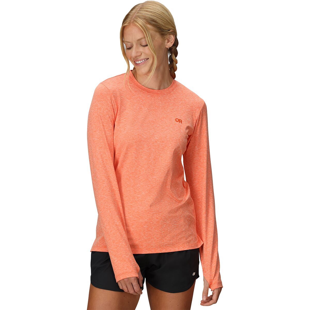 Image of Outdoor Research ActiveIce Spectrum Sun Long-Sleeve T-Shirt - Women's Zest Heather, XS