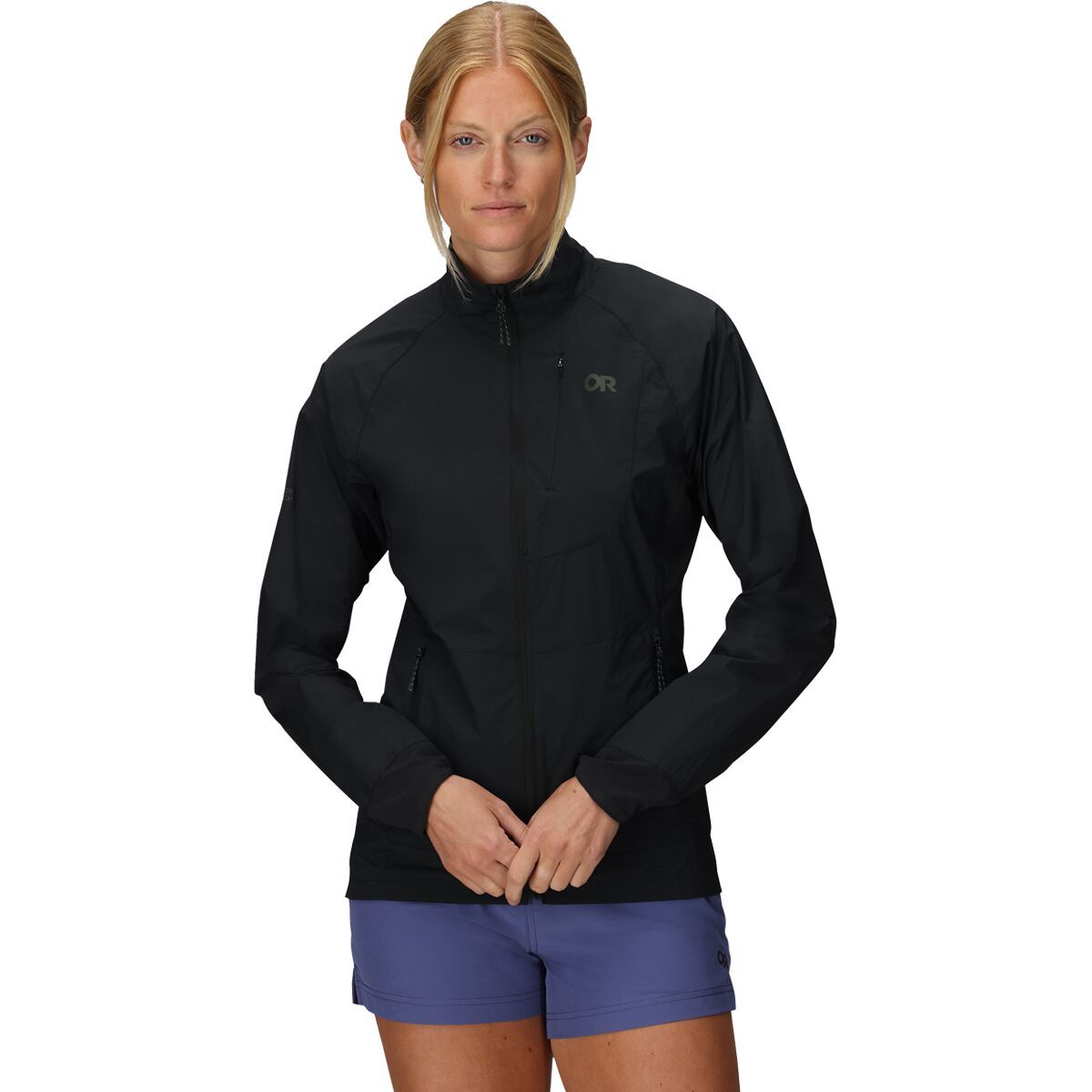Image of Outdoor Research Deviator Wind Jacket - Women's Black, M