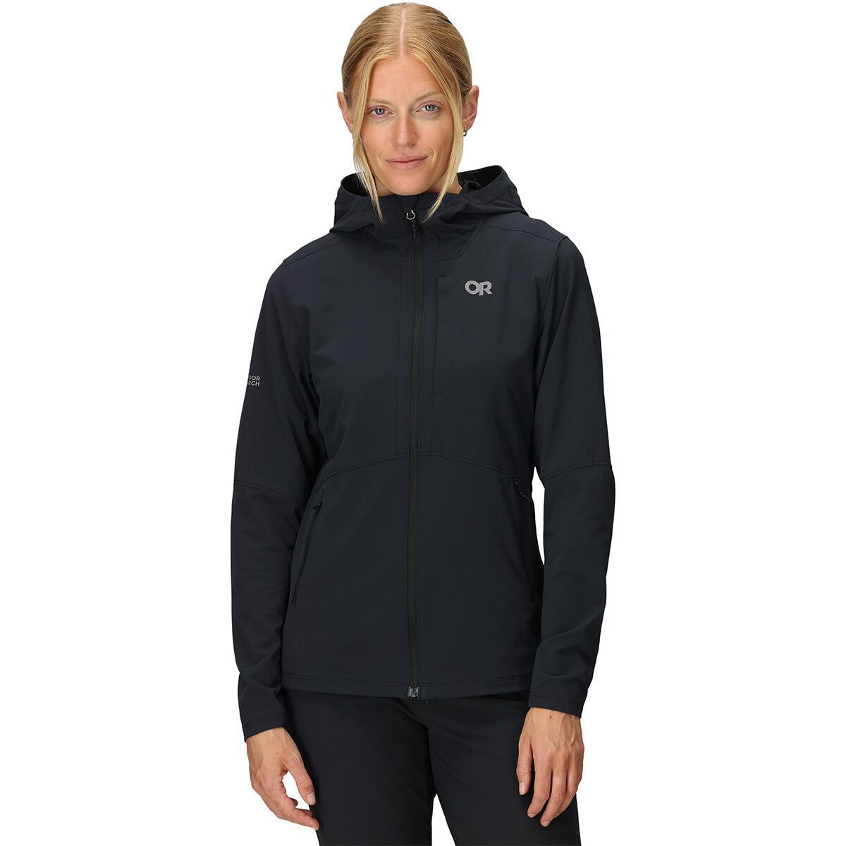 Image of Outdoor Research Ferrosi Hooded Jacket - Women's Black, XL