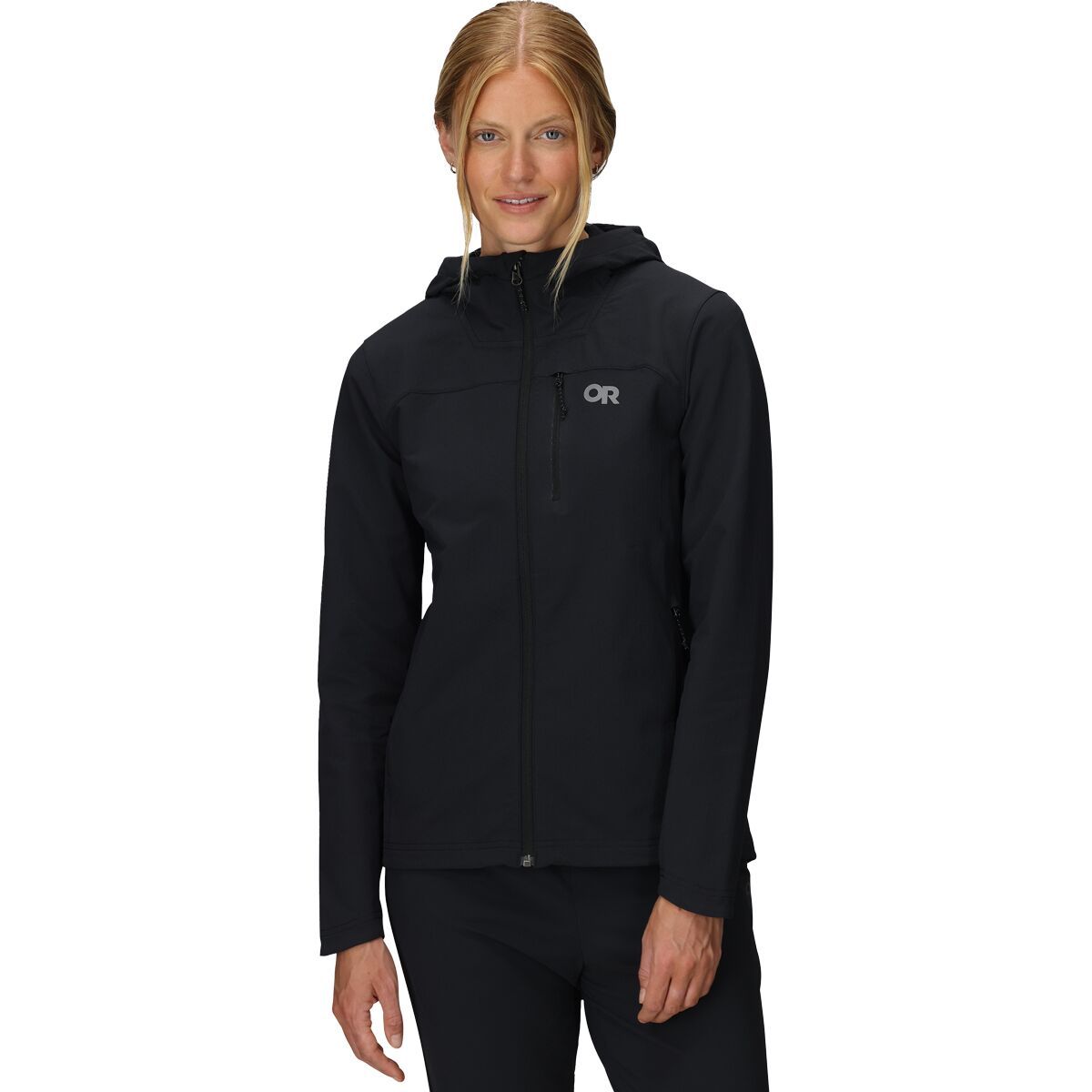 Image of Outdoor Research Ultima Softshell Hooded Jacket - Women's Black, M
