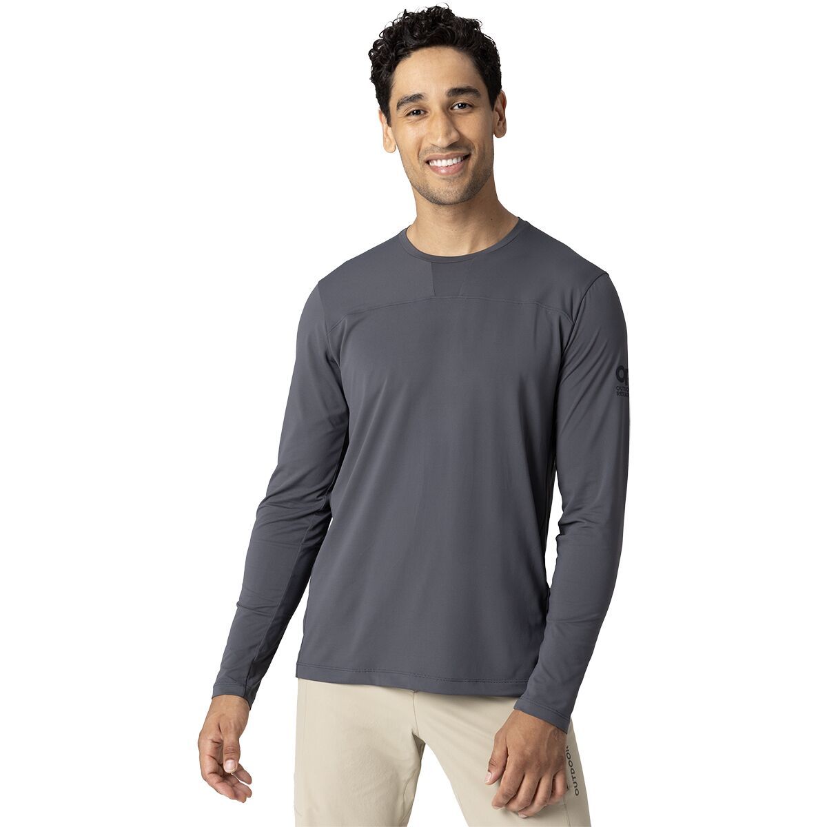 Image of Outdoor Research Freewheel Long-Sleeve Jersey - Men's Storm, M