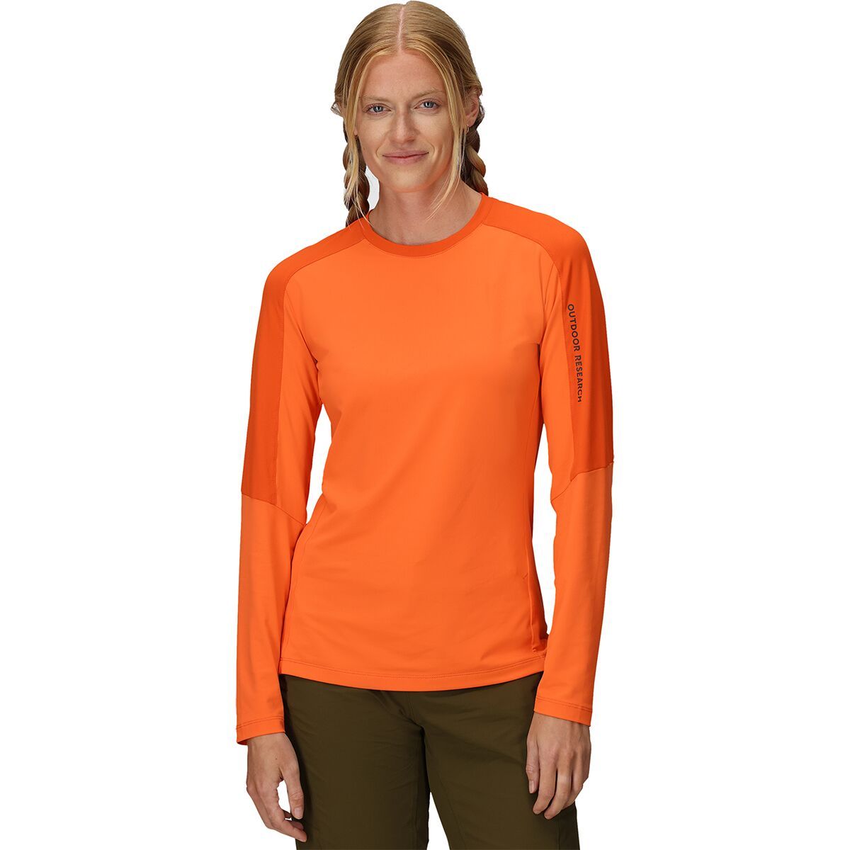 Image of Outdoor Research Freewheel Long-Sleeve Jersey - Women's Spice/Zest, XS