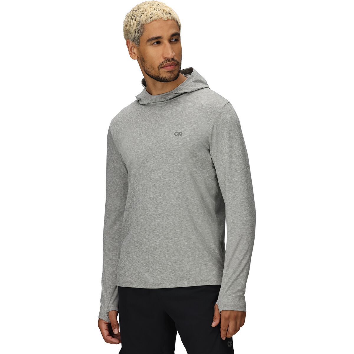 Image of Outdoor Research ActiveIce Spectrum Sun Hoodie - Men's Grey Heather, 3XL