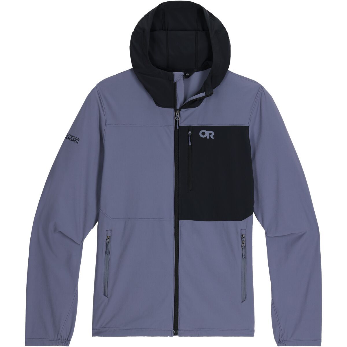 Image of Outdoor Research Ferrosi Hooded Jacket - Men's Summit/Black, XL