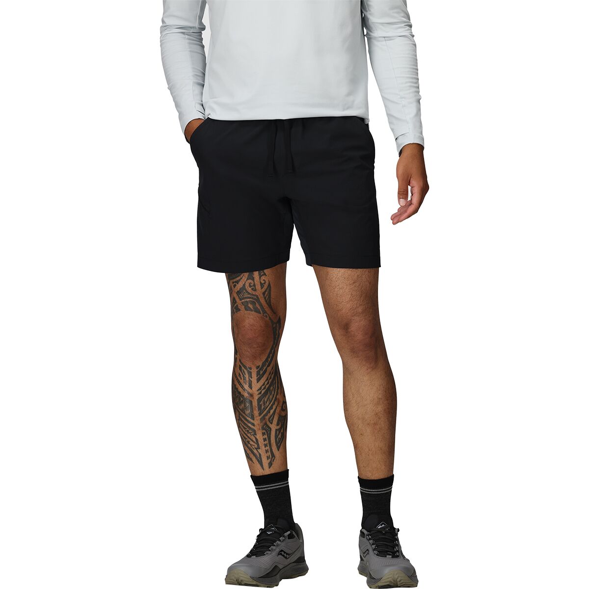 Image of Outdoor Research Swift Lite Hybrid 7in Short - Men's Black, L