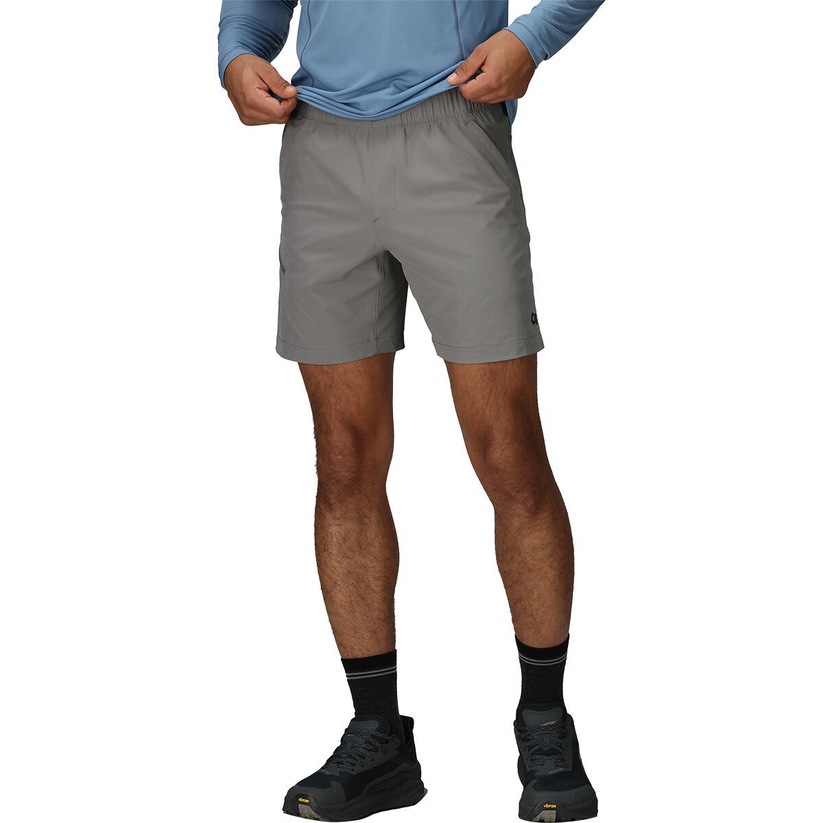 Image of Outdoor Research Swift Lite Hybrid 7in Short - Men's Pewter, XL