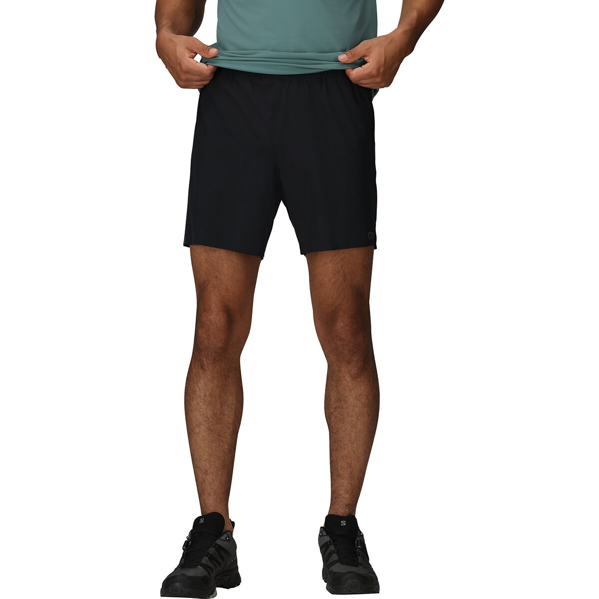 Image of Outdoor Research Swift Lite Lined 7in Short - Men's Black, XL