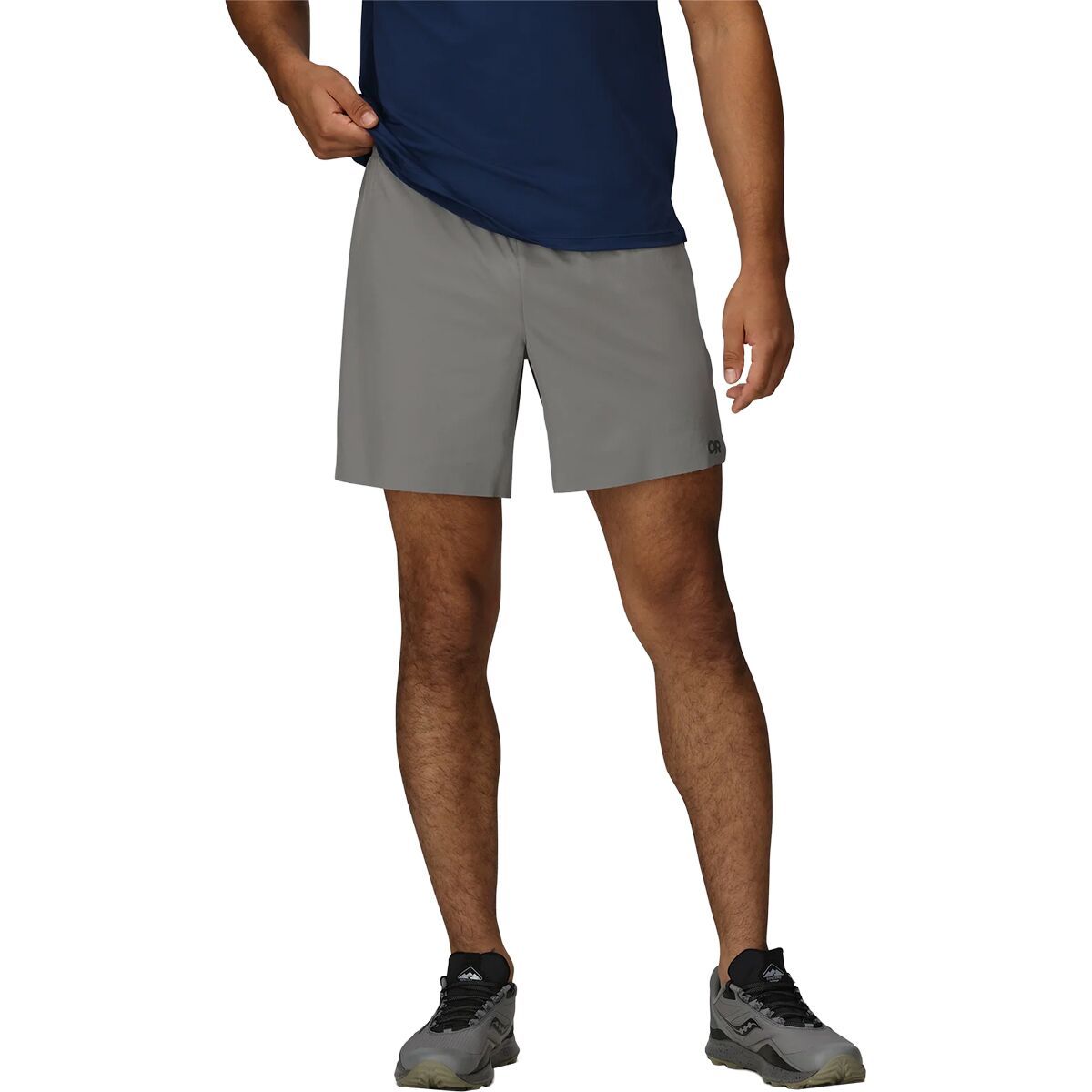 Image of Outdoor Research Swift Lite Lined 7in Short - Men's Pewter, XL