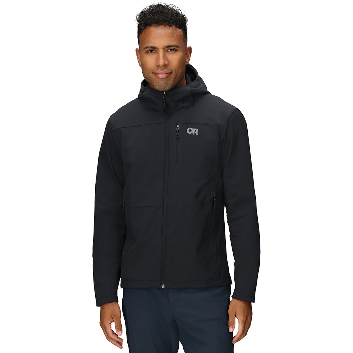 Image of Outdoor Research Ultima Softshell Hooded Jacket - Men's Black, L