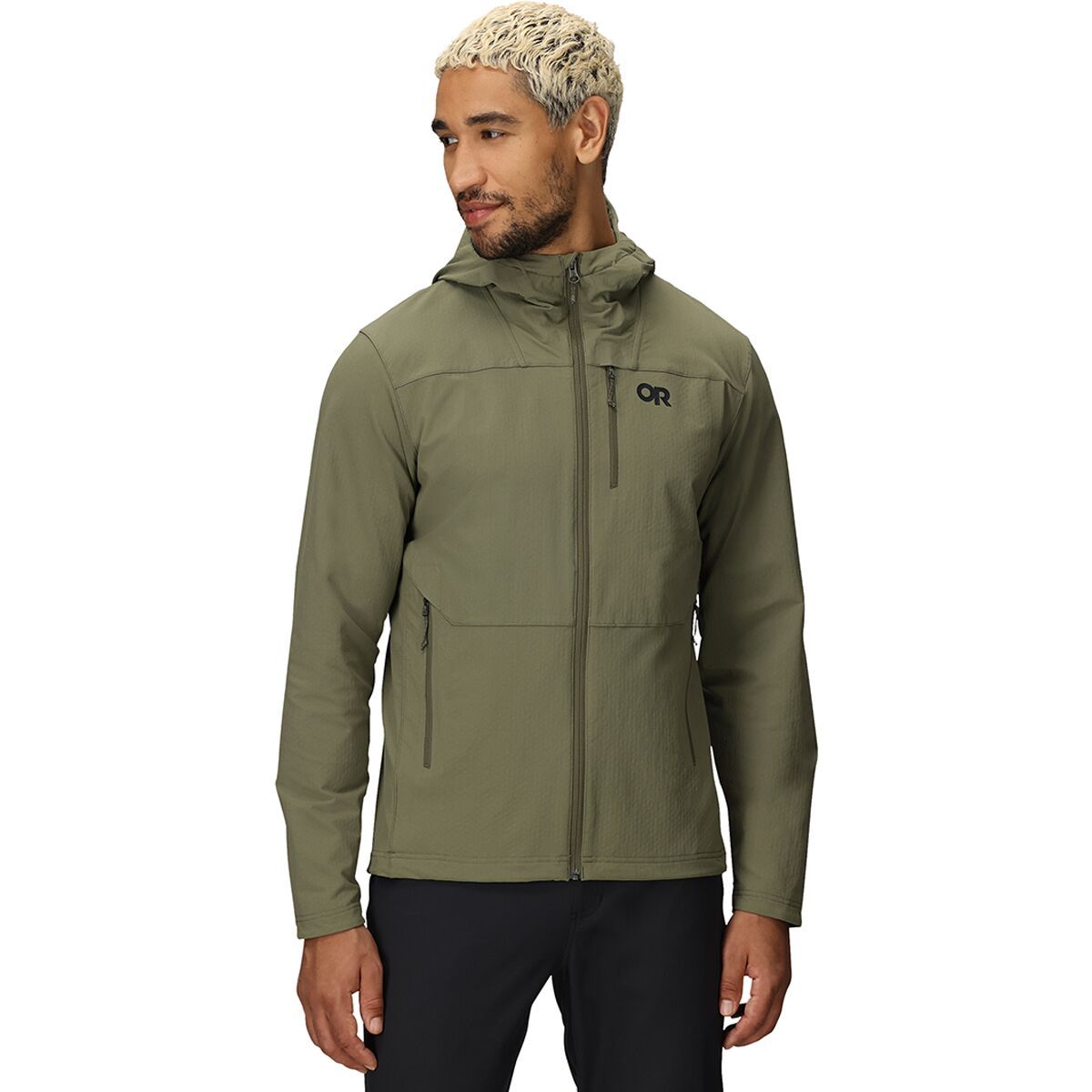 Image of Outdoor Research Ultima Softshell Hooded Jacket - Men's Ranger Green, L