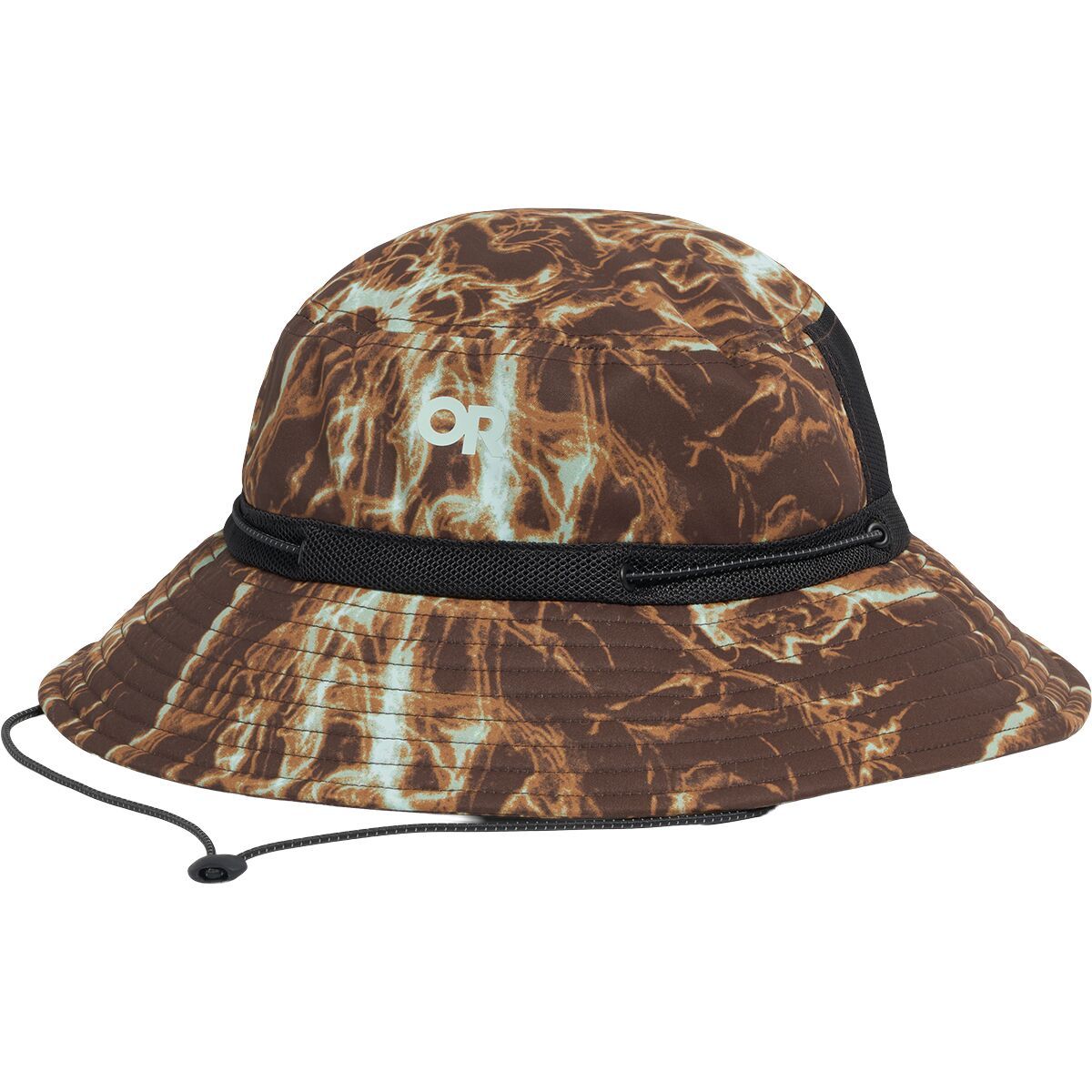 Image of Outdoor Research Odyssey Bucket Hat Chestnut Alcove Print, S/M