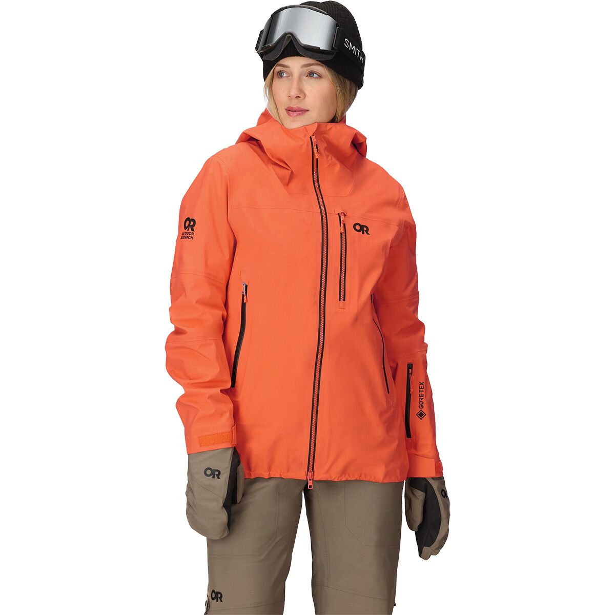 Image of Outdoor Research Hemispheres Team GOR-TEX 3L Jacket - Women's Zest, XS