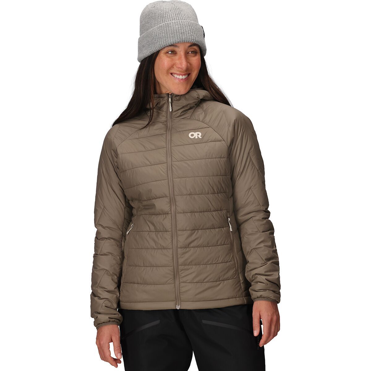 Image of Outdoor Research SuperStrand XT Hooded Jacket - Women's Sable, XL