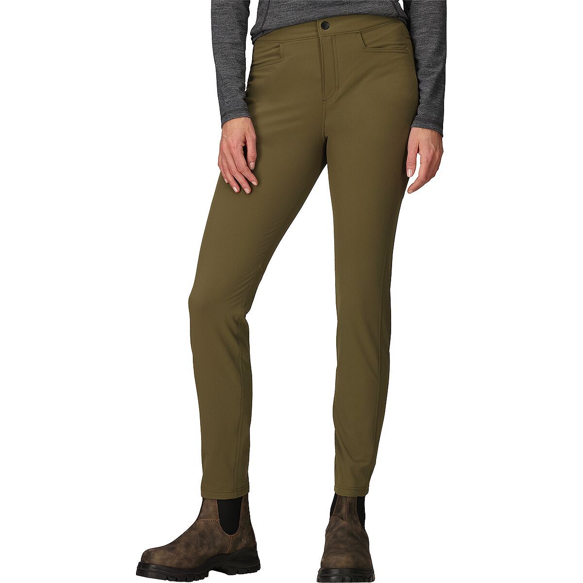 Image of Outdoor Research Timberline Fleece Lined Pant - Women's Dark Olive, 14/Reg