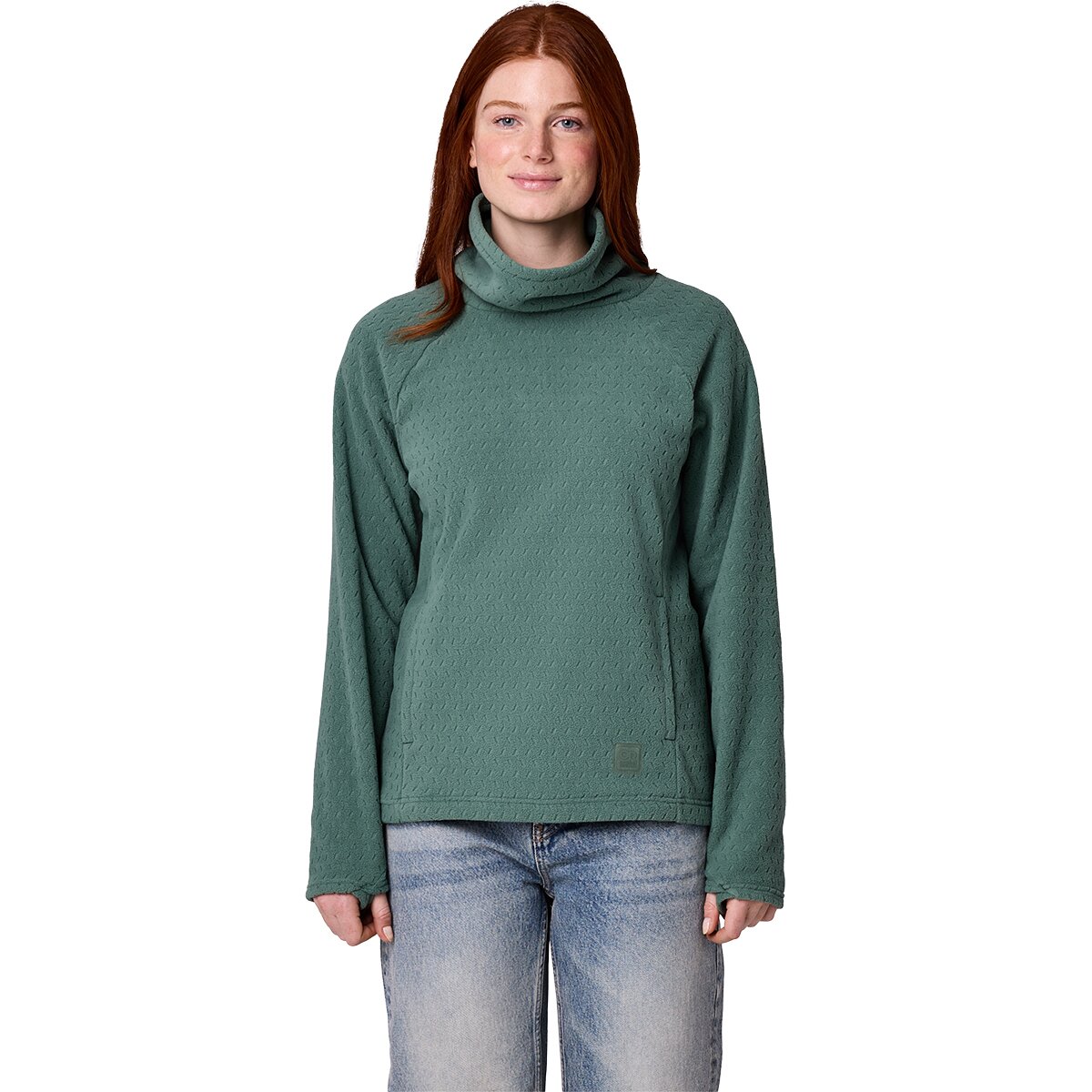 Image of Outdoor Research Trail Mix XT Fleece Cowl Pullover - Women's Malachite, L