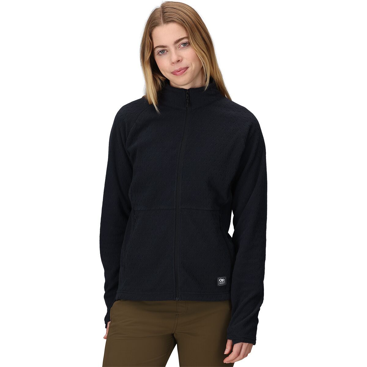 Image of Outdoor Research Trail Mix XT Fleece Jacket - Women's Black, XL