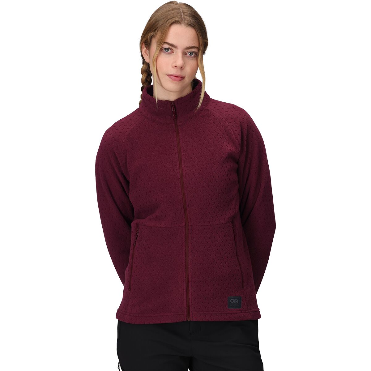 Image of Outdoor Research Trail Mix XT Fleece Jacket - Women's Winterberry, M