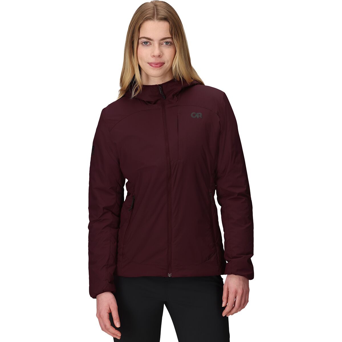Image of Outdoor Research Vesper Insulated Hooded Jacket - Women's Winterberry, L