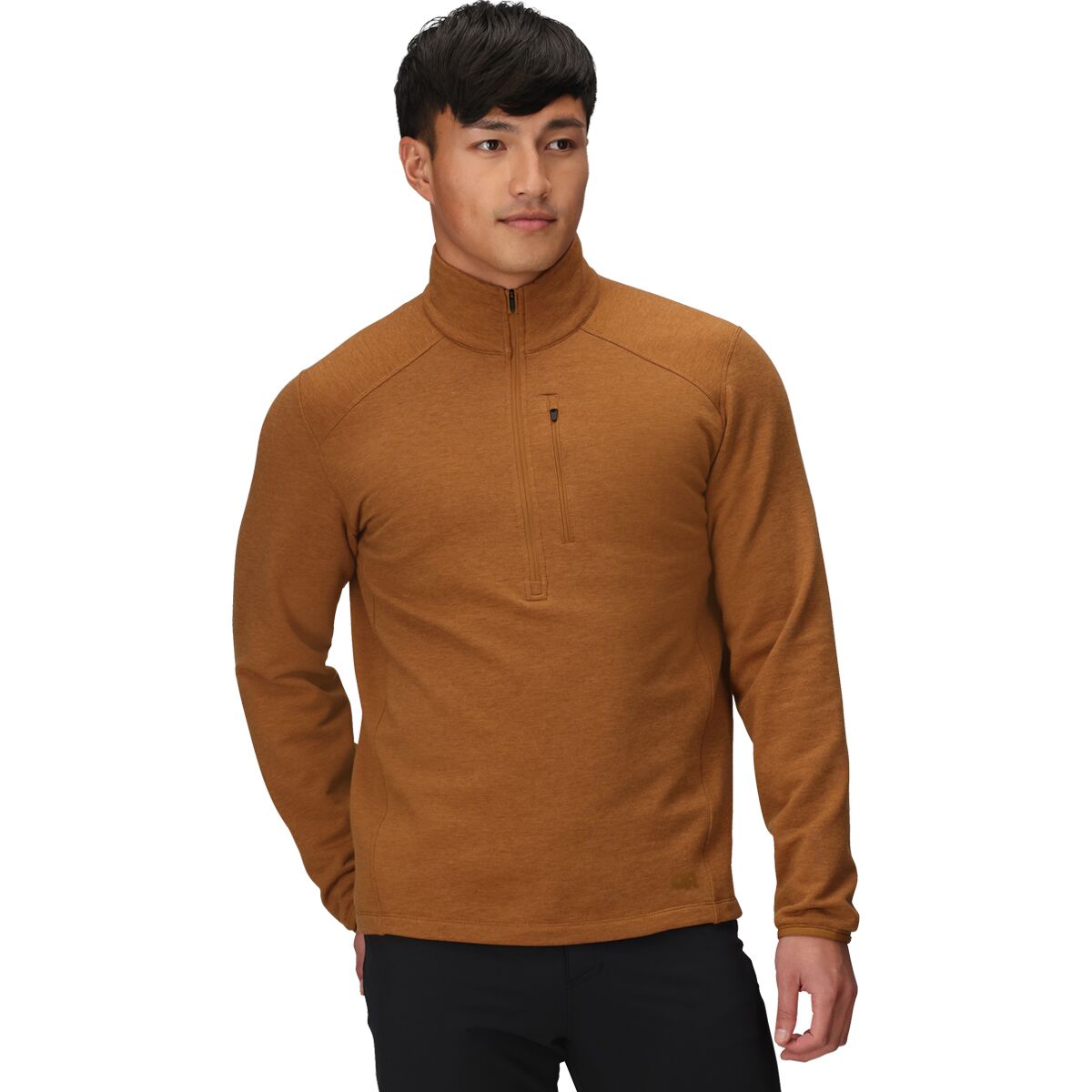 Image of Outdoor Research Crescent Fleece 1/2-Zip Pullover - Men's Bronze, XL