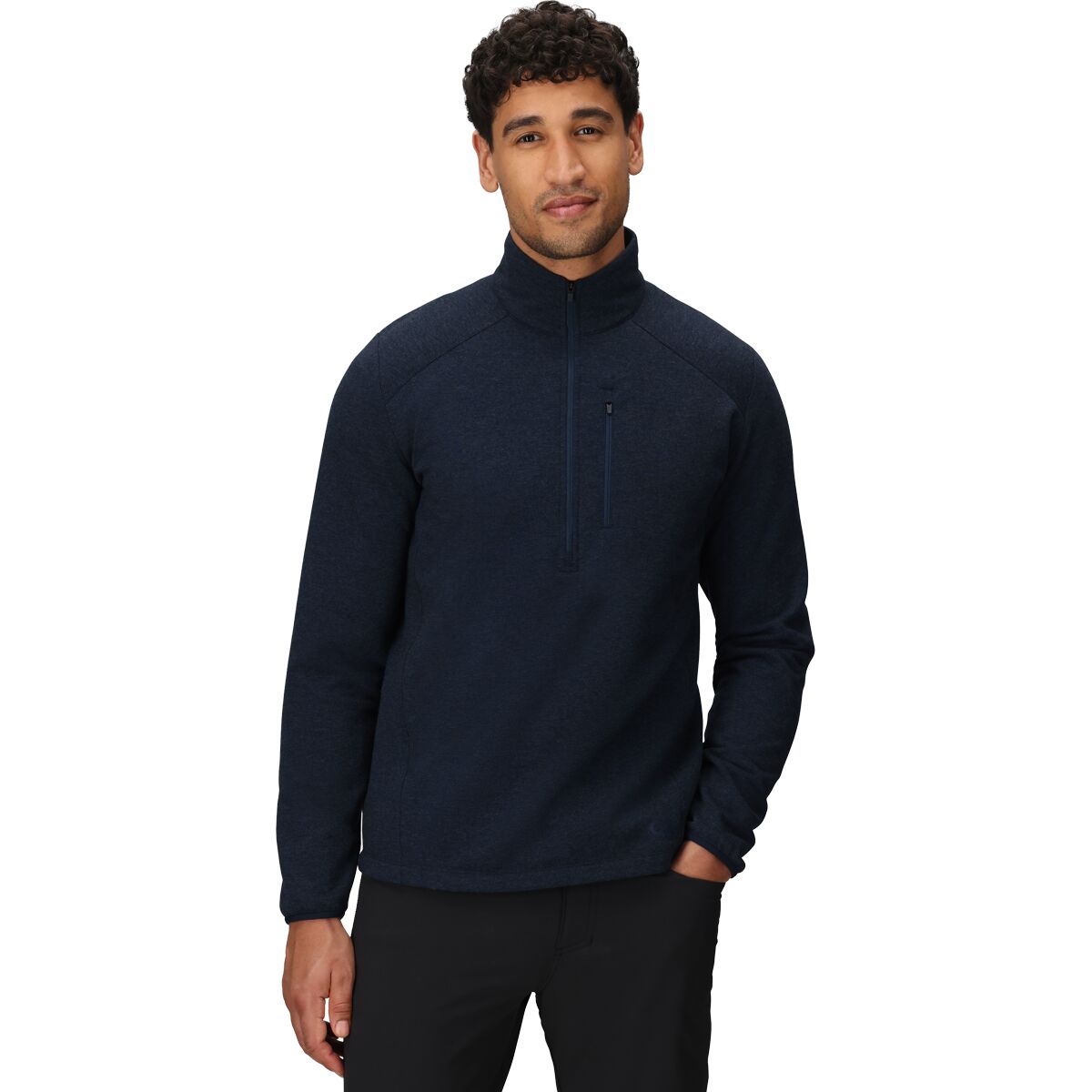 Image of Outdoor Research Crescent Fleece 1/2-Zip Pullover - Men's Dark Navy, M