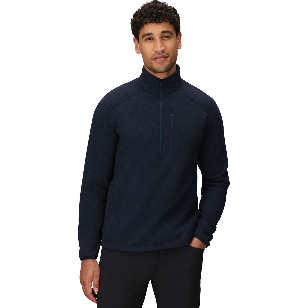 Image of Outdoor Research Crescent Fleece 1/2-Zip Pullover - Men's Dark Navy, L
