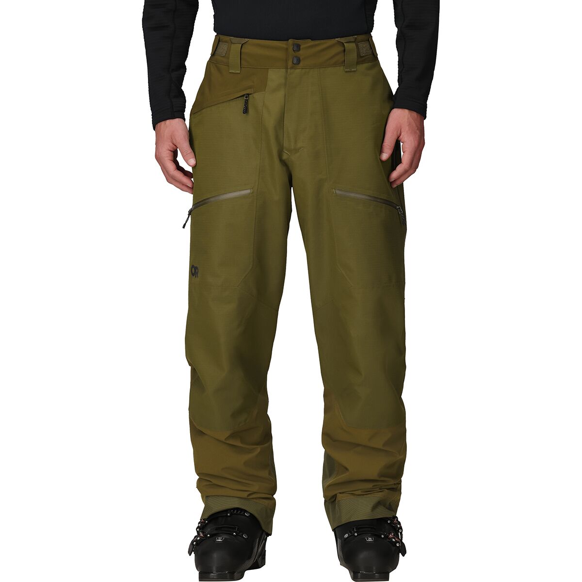 Image of Outdoor Research Powderverse Pant - Men's Dark Olive, XXL/Reg