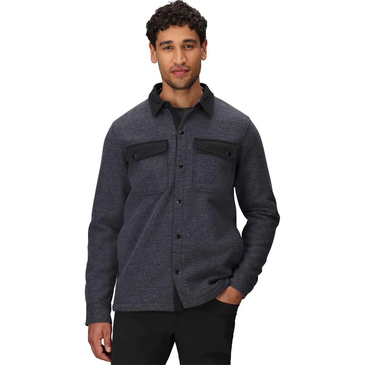 Image of Outdoor Research Ranger Shirt Jacket - Men's Atlantic Heather, M