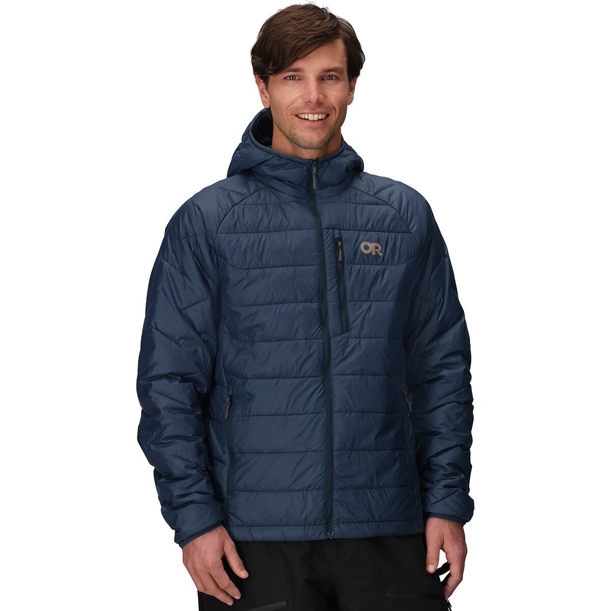 Image of Outdoor Research SuperStrand XT Hooded Jacket - Men's Atlantic, XL