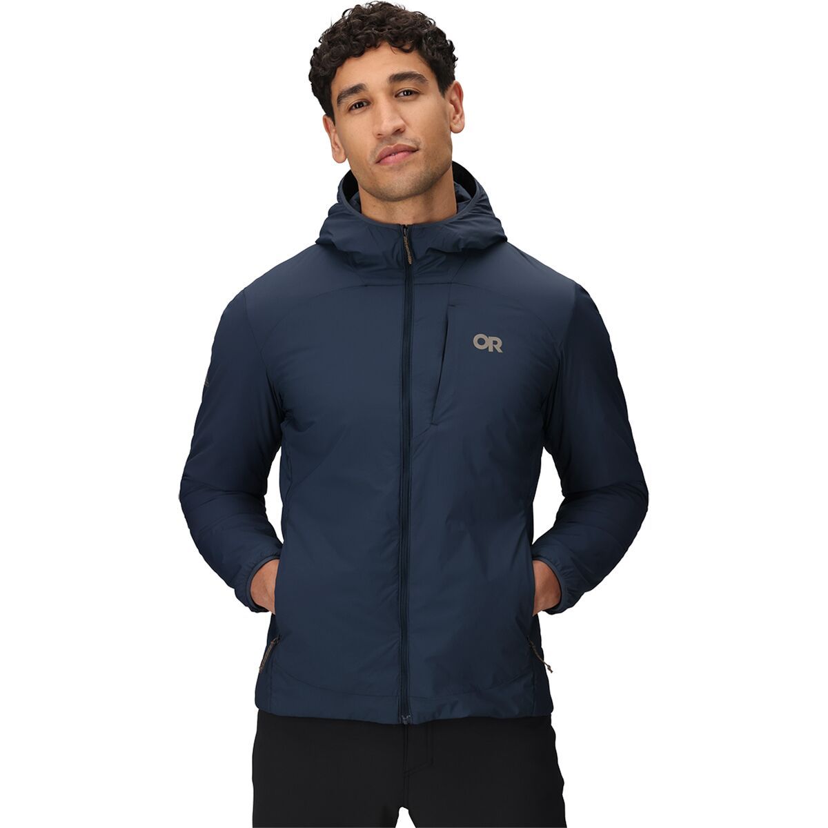 Image of Outdoor Research Vesper Insulated Hooded Jacket - Men's Atlantic, S