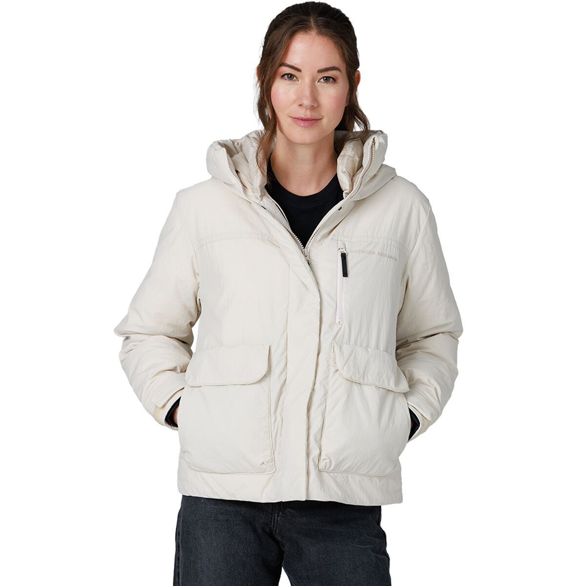 Image of Outdoor Research Townsend Down Jacket - Women's Oyster, S