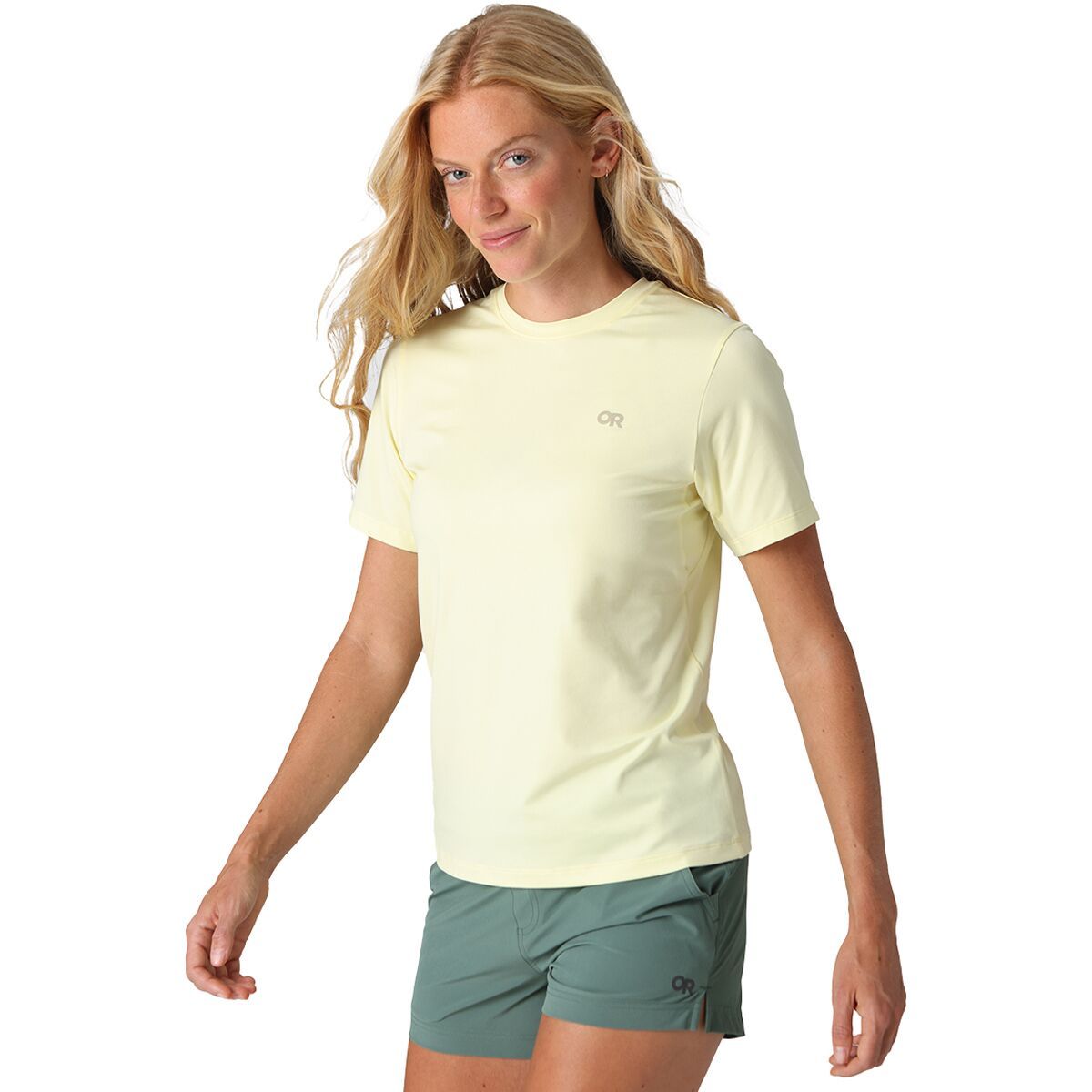 Image of Outdoor Research ActiveIce Spectrum Sun T-Shirt - Women's Sunlight, S